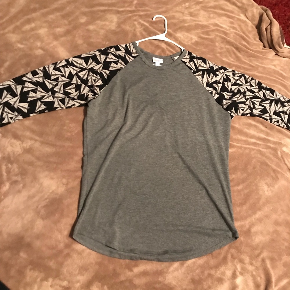 LulaRoe XL Randy-Paper Airplanes EUC